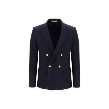 Valentino Double-Breasted Long-Sleeved Blazer