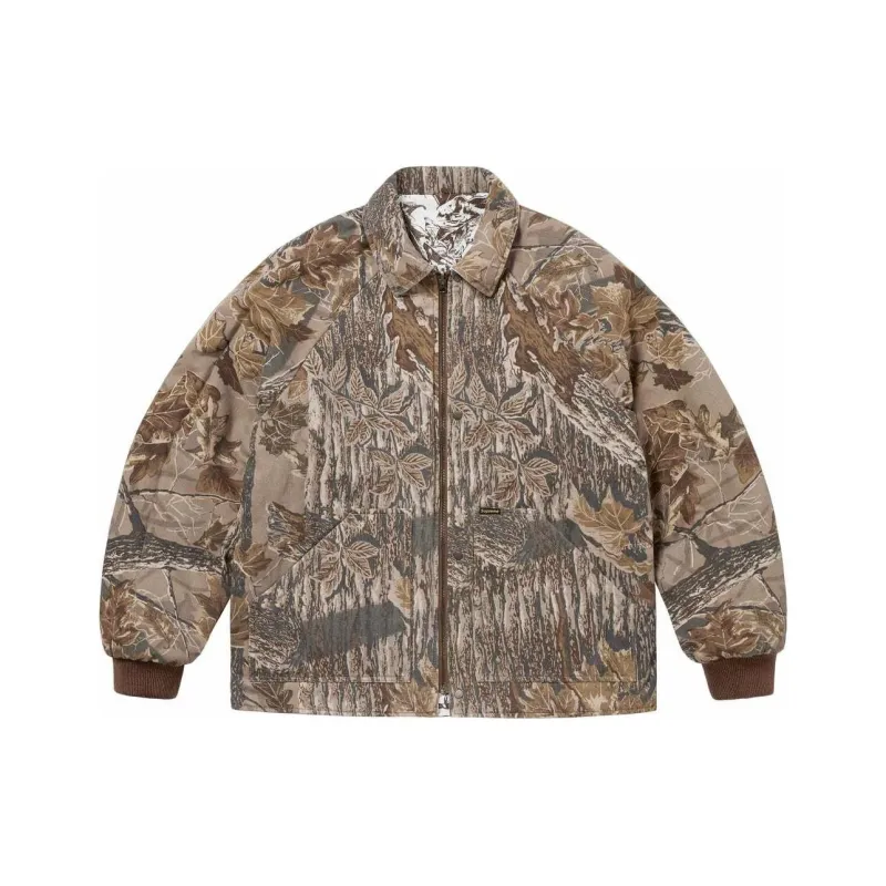 Supreme RealTree Reversible Quilted Work Jacket-4