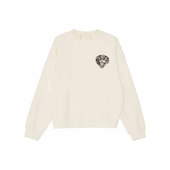 Ed Hardy Sweatshirt Unisex Ivory White