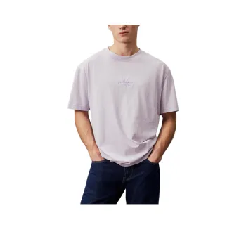 CALVIN KLEIN T Shirt Europe Version Men's Light Purple
