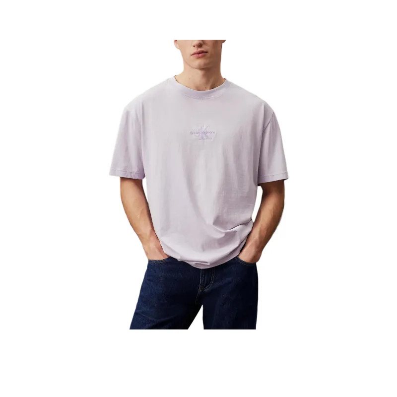 CALVIN KLEIN T Shirt Europe Version Men's Light Purple-0