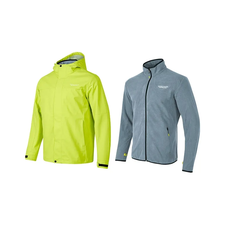 Skechers SS24 Jacket Men's Neon Yellow/0437-0