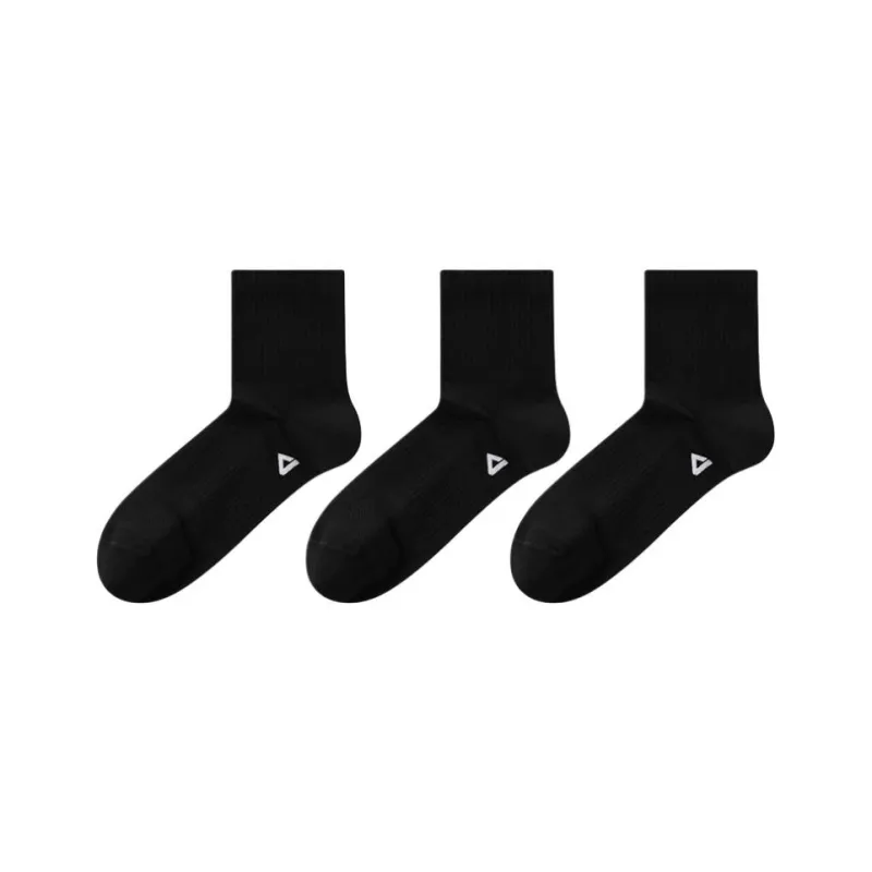 PEAK Mid Calf Socks Unisex White-2