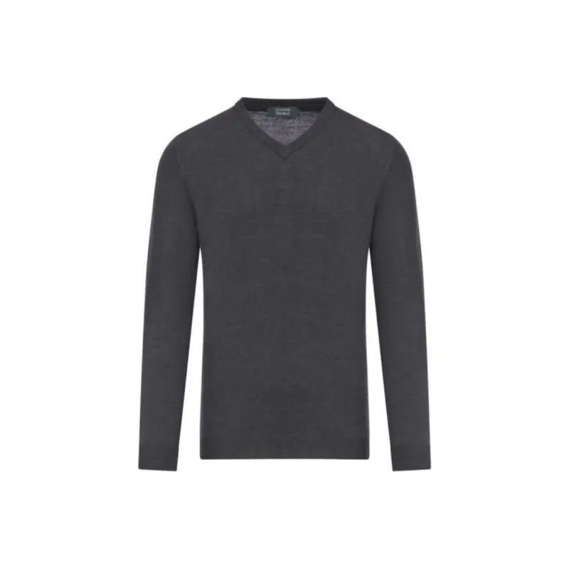 ZANONE FW24 Knitwear Men's Gray-0