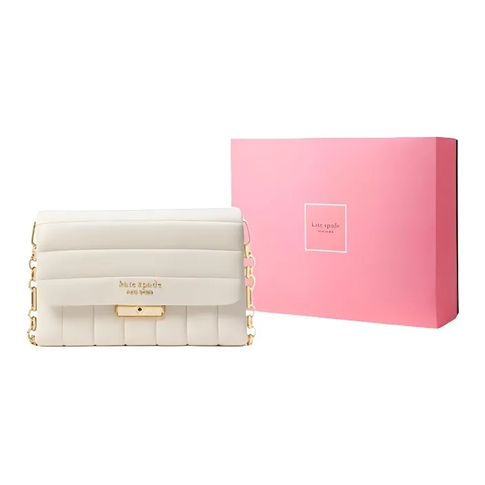 Kate Spade Carlyle Sheepskin Crossbody Bag Shoulder Bag Wallets Women's White-8