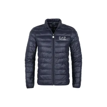 EMPORIO ARMANI Logo Printed Zipped Puffer Jacket
