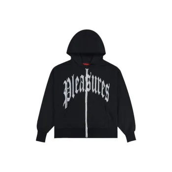 PLEASURES Twitch Knitted Zip Hoodie