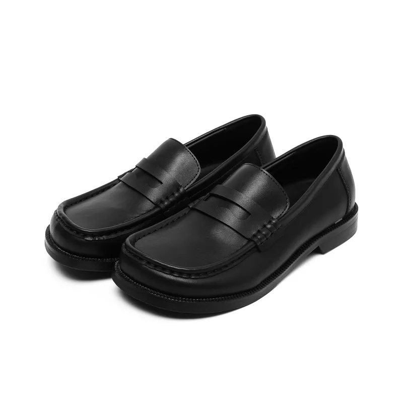 Hong Kong Meng Loafers Men's Black-1