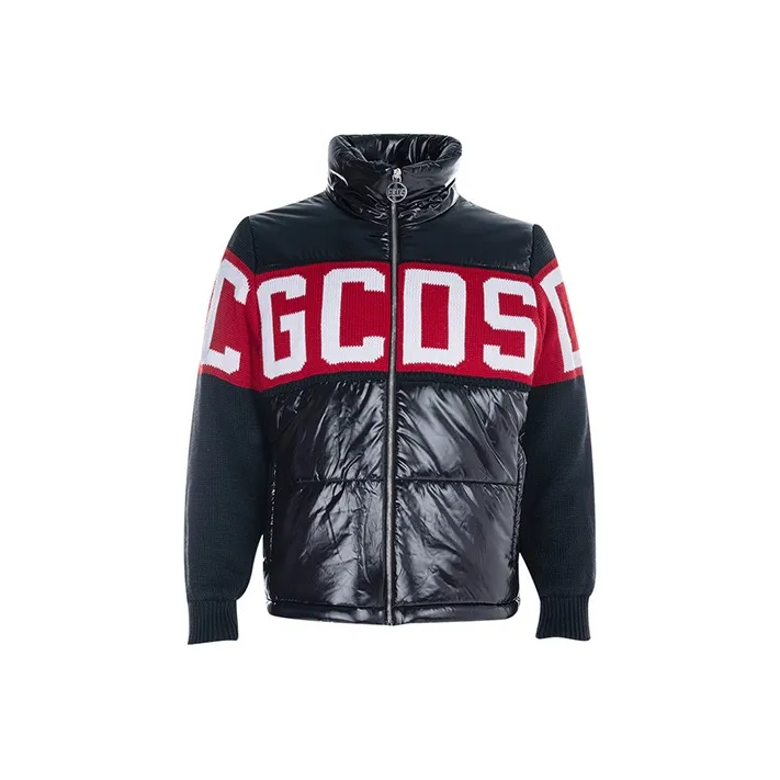 GCDS Puffer Jackets Men Black-0