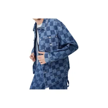 Lee Denim Jackets Men Medium Light Blue