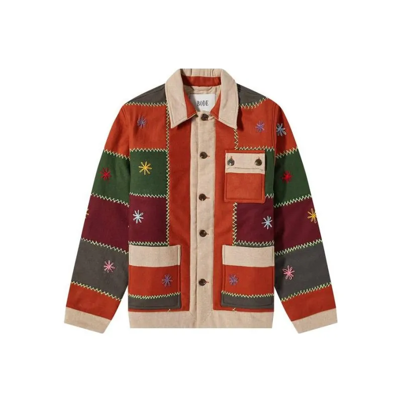 BODE Embroidered Autumn Quilt Jacket-0