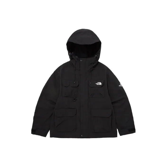 THE NORTH FACE Outdoor Hiking Windproof Windbreaker Jacket Unisex Black-0