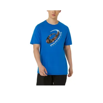 Asics T-Shirt Unisex Electric Blue