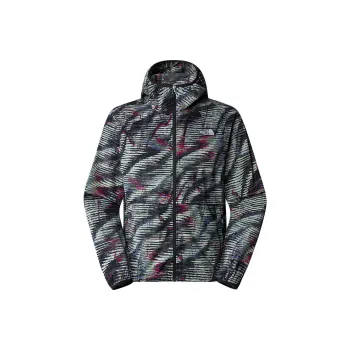 THE NORTH FACE MEN'S TNF EASY WIND HOODED FULL ZIP JACKET Jackets Coats Men's Black