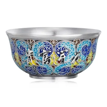 Yu Yin 999 Fine Silver Tea Cups Unisex
