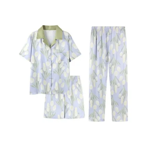 XIAFENYAN Pajama Set Women's Green