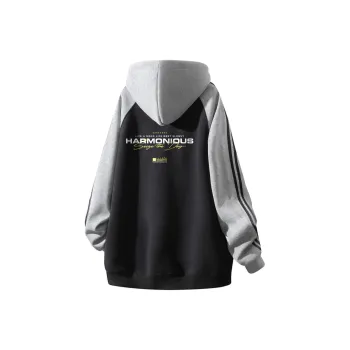Warrior Huichao Riding The Wind Collection Sweatshirt Unisex Navy Blue & Yellow Color Block