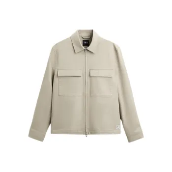 ZARA Jackets Men Tan