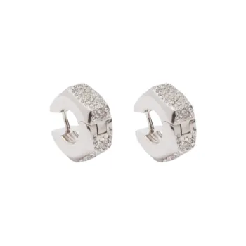 FANSIZHE Earrings Unisex Silver