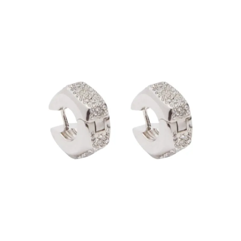 FANSIZHE Earrings Unisex Silver-0