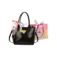 Black with Accessories-Shopping Bag