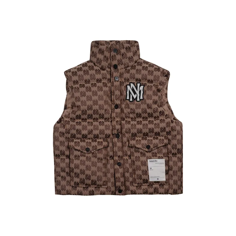 Mitchell Ness Vests Unisex Brown-0
