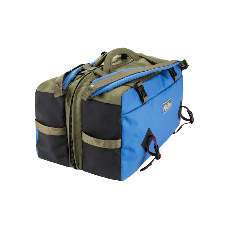 Fjallraven Recycled Nylon Travel Bag 45L Unisex Blue & Green-5