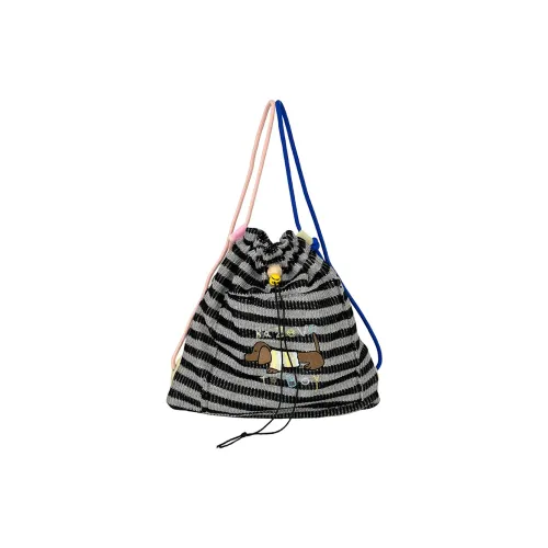Alcohol Dragon Composite Cloth Backpack Women's Multicolor