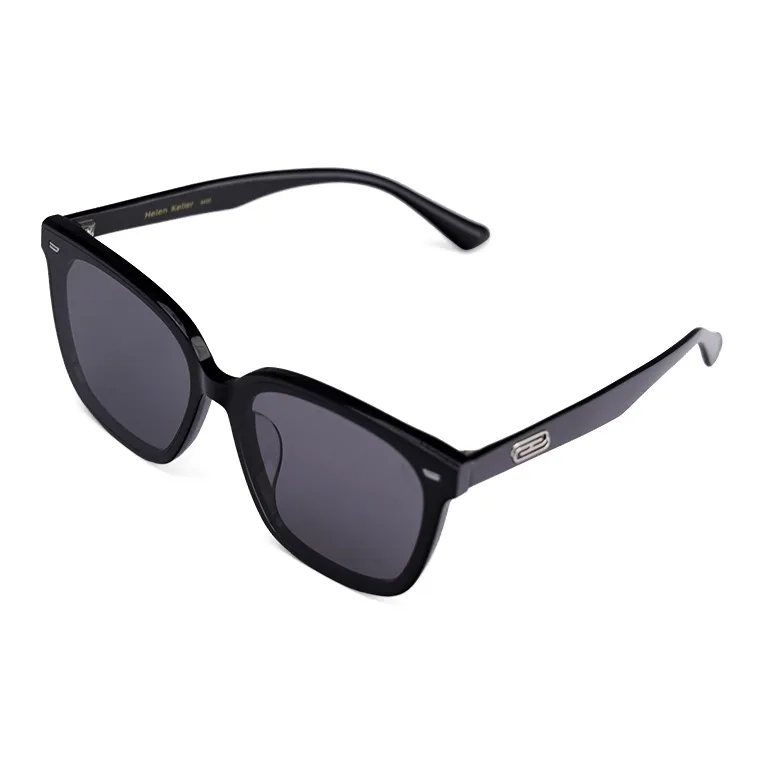 HELEN KELLER Plate Frame Rectangular Sunglasses Unisex-2