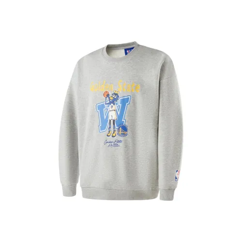 NBA Dragon Year Collection Golden State Warriors Sweatshirt Unisex Heather Gray