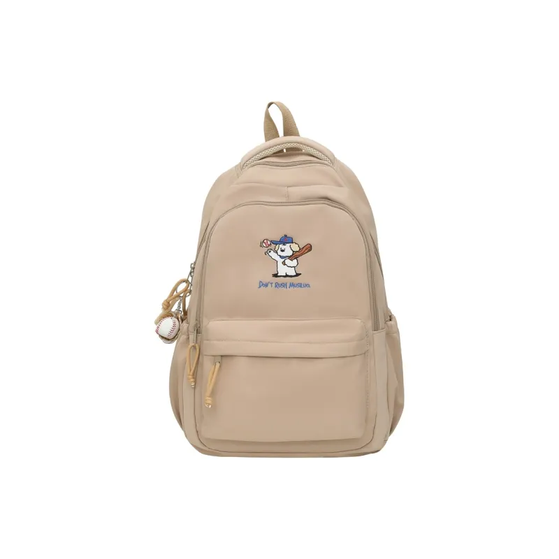 Alcohol Dragon Nylon Backpack Regular Women's Multicolor-27
