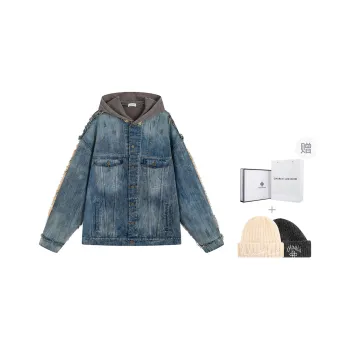 Charlie Luciano Jackets Coats Unisex Blue