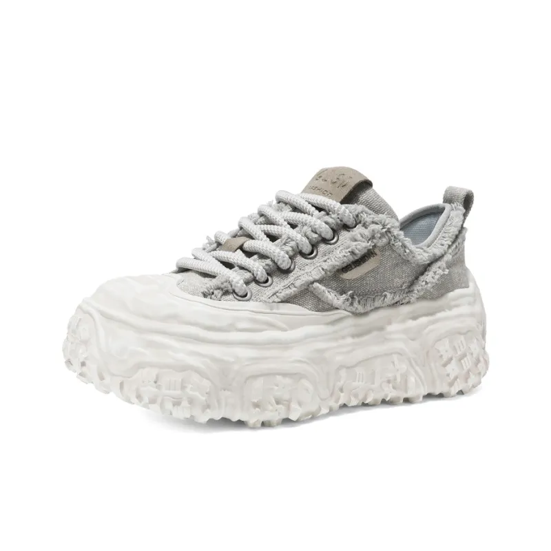 JANECO Slip Resistant, Abrasion Resistant, Breathable Low Top Chunky Sneakers Men's-15