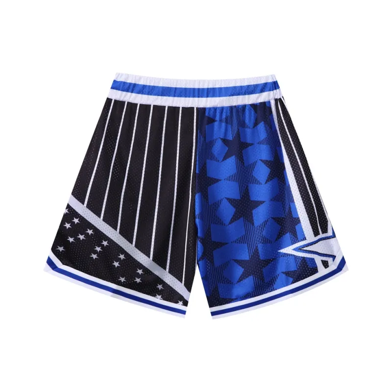 Universal Templates Basketball Shorts Unisex Blue-2