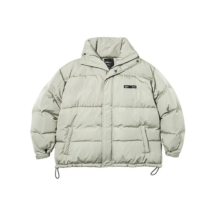 ROARINGWILD Down Jacket Unisex Silver Gray-0