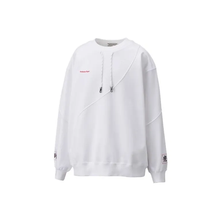 Onitsuka Tiger Sweatshirt Unisex White-0