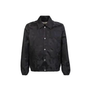 Alexander McQueen Logo Detailed Buttoned Jacket