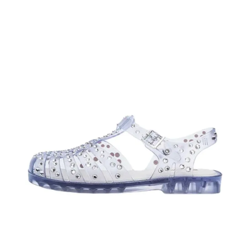 MELISSA Possession Cristais Roman Sandals Women's Crystal-0