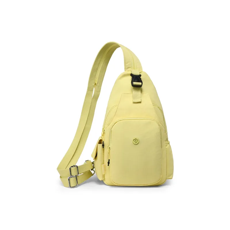 Gerlanx Nylon Fabric Double Shoulder Sling Bag Medium Size Women's Multicolor-17