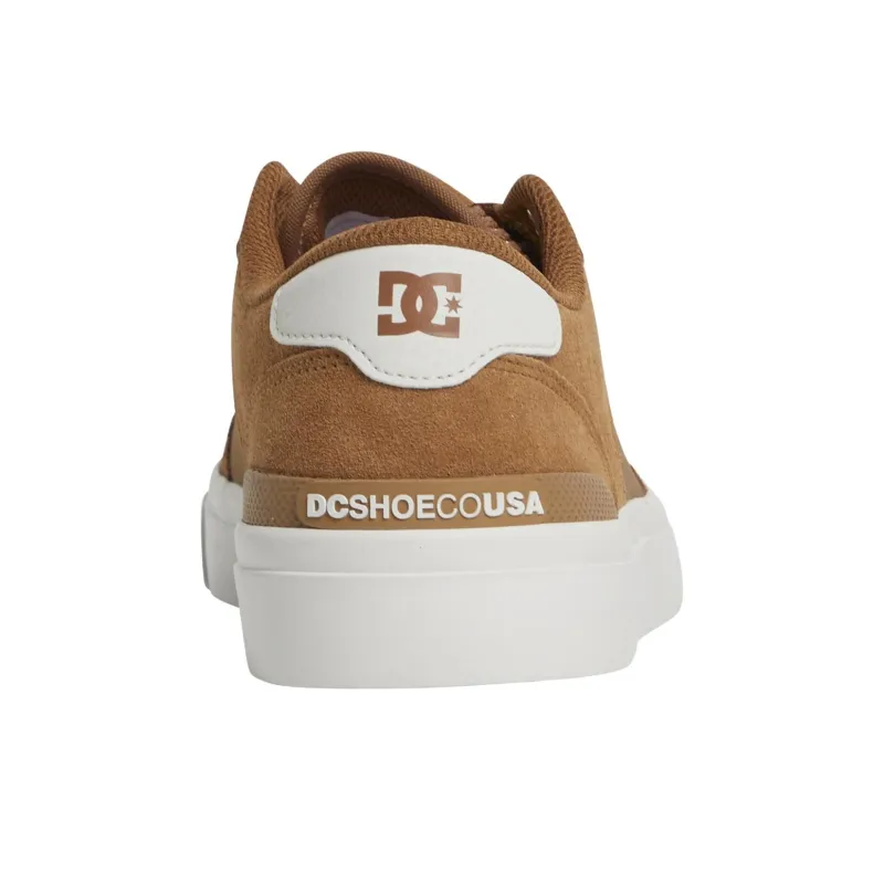 DC Shoes Teknic S Low Top Skateboard Shoes Men's Tan-3