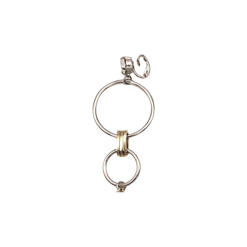 JUSTINE CLENQUET JEWELLERY Swarovski Crystal Earrings Women's Gold-1