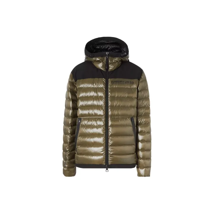 Burberry Down Jacket Men's Olive Green-0