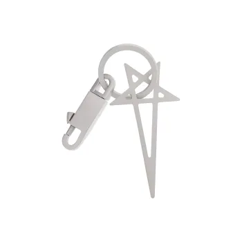 RICK OWENS Pentagram Keyring
