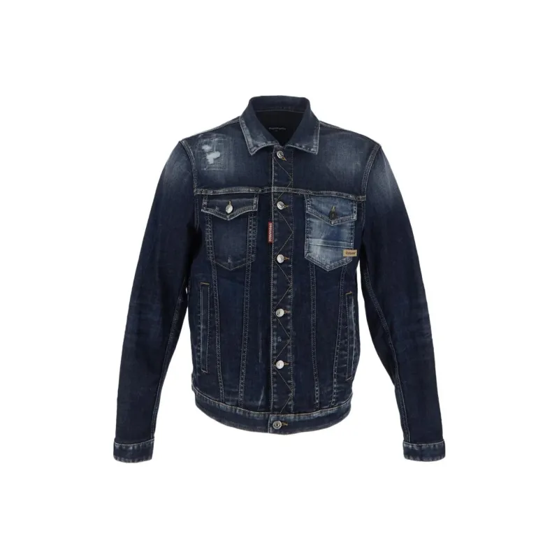 DSQUARED 2 FW22 Denim Jacket Men's Blue-0