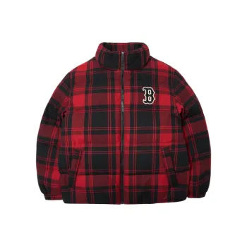 MLB Mlb Base Logo Puffer Jacket Unisex Red