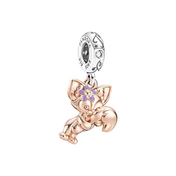 Disney Sterling Silver Charms / Pendants Unisex Rose Gold