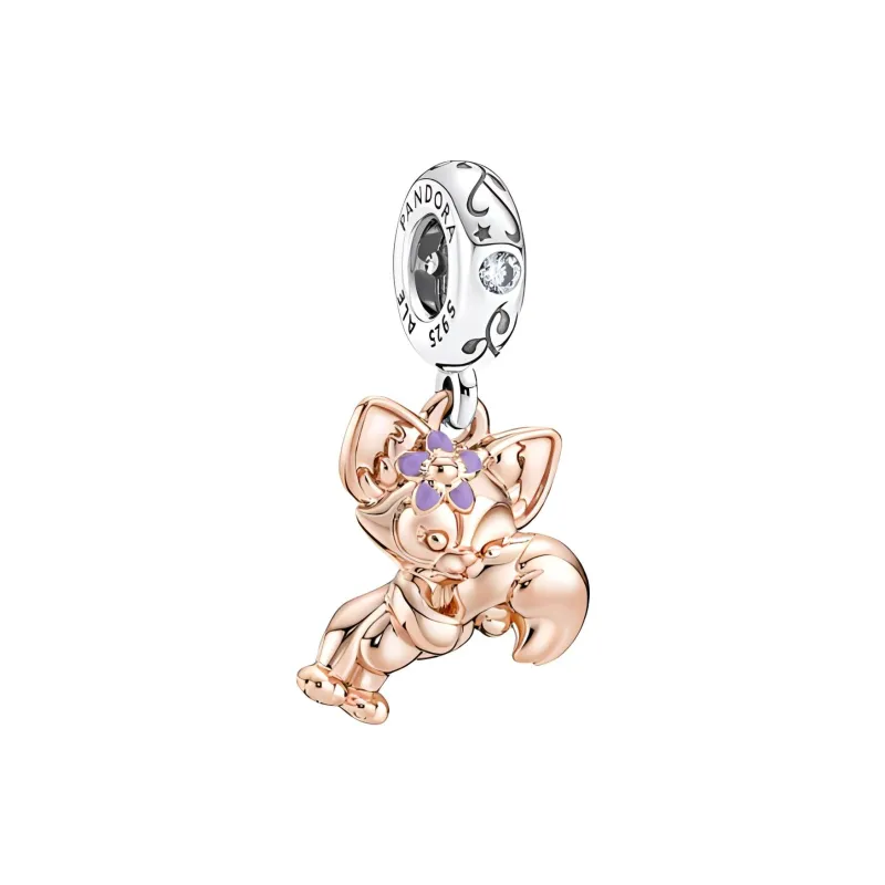 Disney Sterling Silver Charms / Pendants Unisex Rose Gold-0