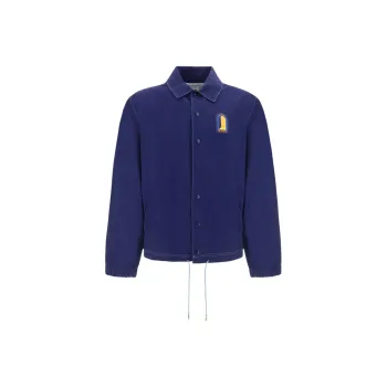 CASABLANCA L'arche De Nuit Patch Washed Nylon Coach Jacket