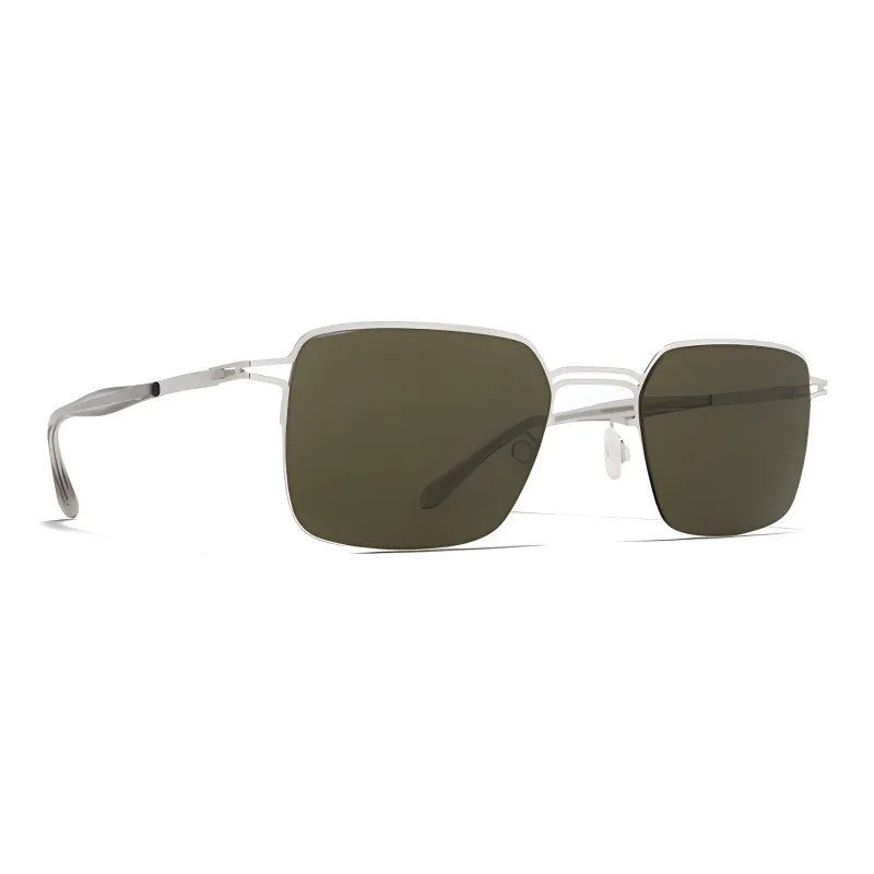 MYKITA Metal Irregular Shape Sunglasses Men's Silver-1