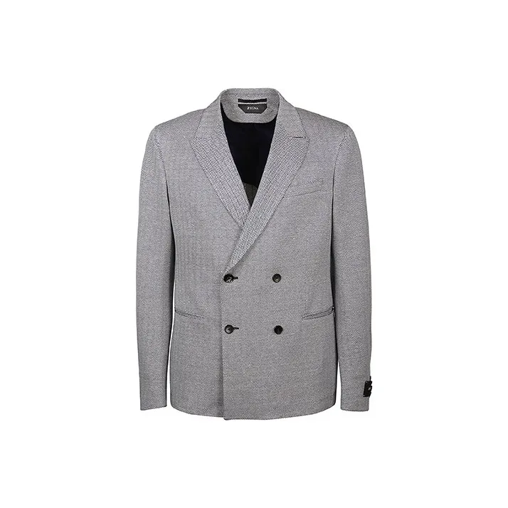 Zegna SS21 Business Suits Coats Men's Gray-0